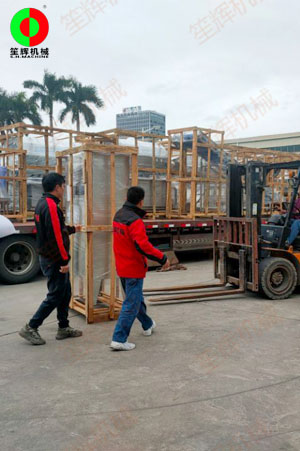 山東客戶訂購我司新研發(fā)智能渦流清洗線系統(tǒng)！