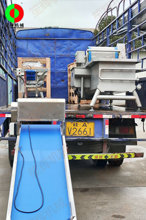 廣西黃小姐的一批中央廚房凈菜加工設(shè)備發(fā)貨交付！