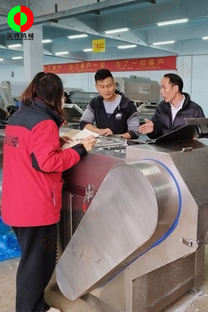 兩批客戶帶物料親臨我司試機考察，并簽訂意向合同！