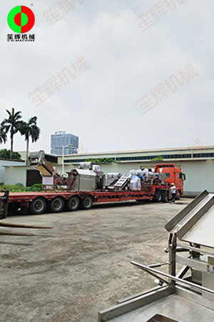 鯪魚生產(chǎn)線設(shè)備發(fā)貨交付中山客戶！