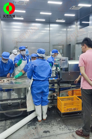 廣東中山某大型水產(chǎn)加工設(shè)備落成現(xiàn)場(chǎng)！